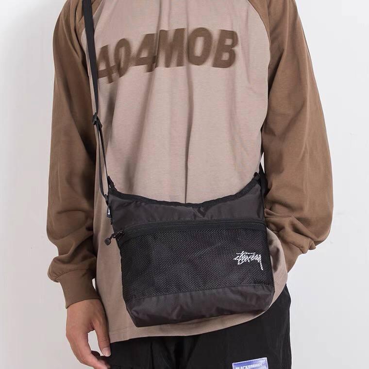 Купить Мессенджер Stussy черный, Сумка Стуси Барсетка через плечо, цена ...
