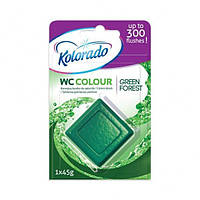Таблетка для бачка унитаза зелёная 1шт WC Colour