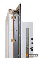 Вхідні двері з терморозривом модель 367 Ufo колір Ral 7016 + Антрацит/Біла, фото 7