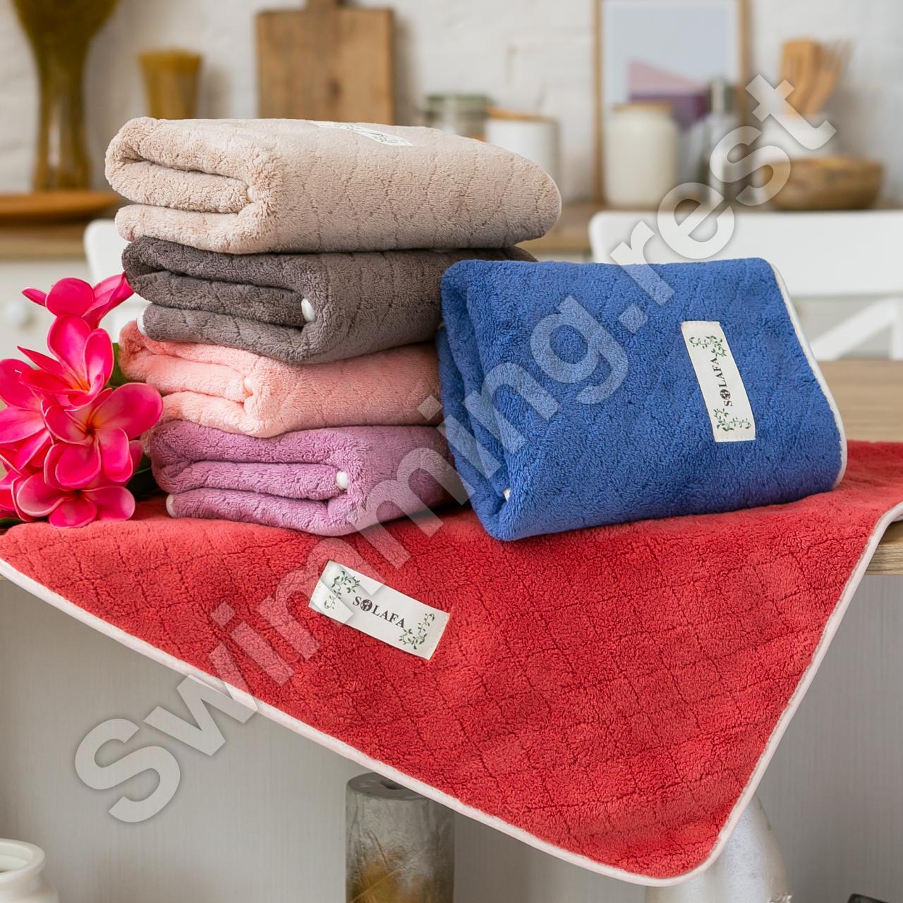 Рушник лицьовий мікрофібра 100*50 см Класик, фото 1