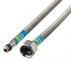 Шланг-гофра нержавійка М10х1/2 300 мм голка