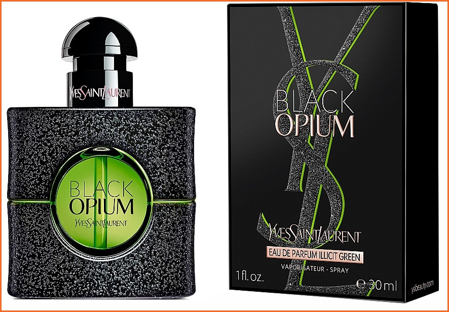 Ів Сен Лоран Блек Опіум Ілісіт Грін - Yves Saint Laurent Black Opium Illicit Green парфумована вода 90 ml., фото 1