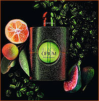 Ів Сен Лоран Блек Опіум Ілісіт Грін - Yves Saint Laurent Black Opium Illicit Green парфумована вода 90 ml., фото 5