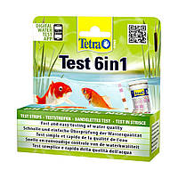 Набор индикаторных тестов для воды Tetra Pond Test 6in1 25 шт. c