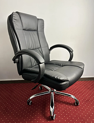 Офісне крісло операторське для персоналу Bonro B-607 крісло для офісу комп'ютерне чорне крісла офісні