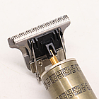 Машинка для стрижки волосся, вусів та бороди, VINTAGE T9 / Акумуляторний триммер для волосся / Машинка для окантування, фото 8