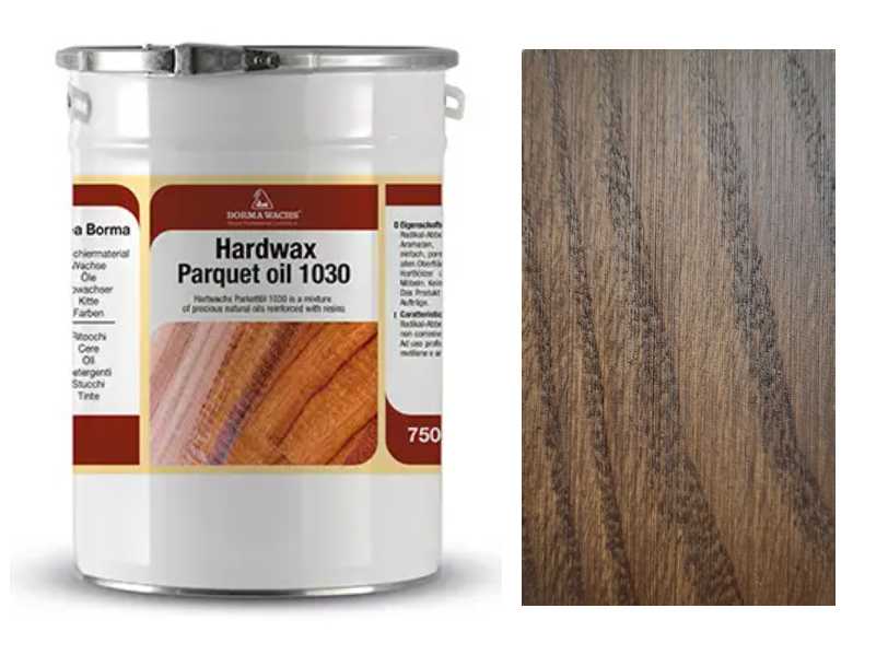 Олія паркетна Parquet Oil 1030 на дубі/ясені (колір-Агат), Borma Wachs