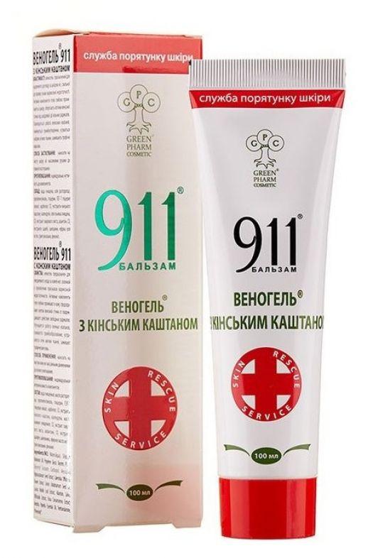 911 ВЕНОГЕЛЬ C КОНСКИМ КШТАНОМ 100 МЛ