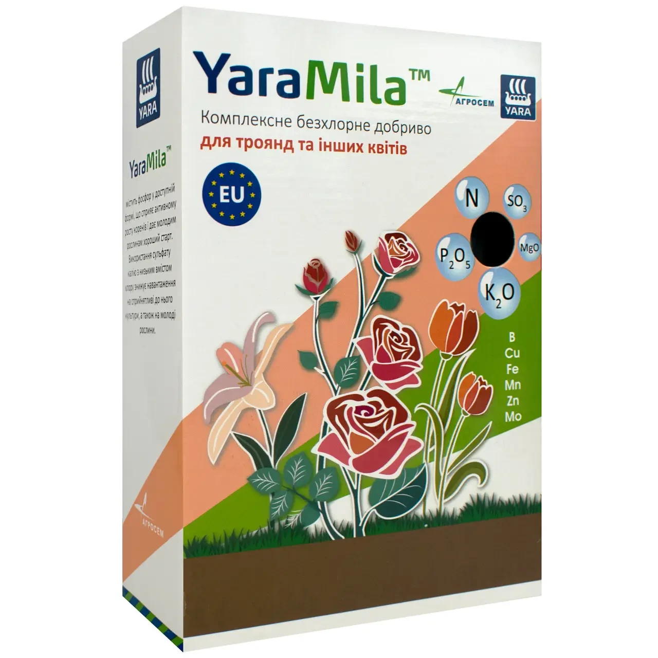 Комплексне добриво YARA MILA для троянд і інших квітів 1 кг