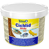 Сухой корм для аквариумных рыб Tetra в палочках Cichlid Sticks 10 л (для всех цихлид) b