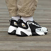Кросівки Nike Zoom 2K White Black / Найк Зум 2К Білі з Чорним, фото 4