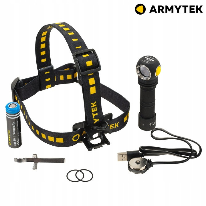 Ліхтар тактичний ARMYTEK WIZARD C2 WR - 1020 люменів(білий+червоний)