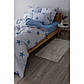 Комплект постільної білизни ТЕП "Soft dreams" Полуторний 210х145 см Morning Star Blue Ранфорс, фото 2