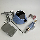 Фрезер ZS-232 для манікюру та педикюру, на 50000 об./хв., 80 Вт. Синій, фото 6