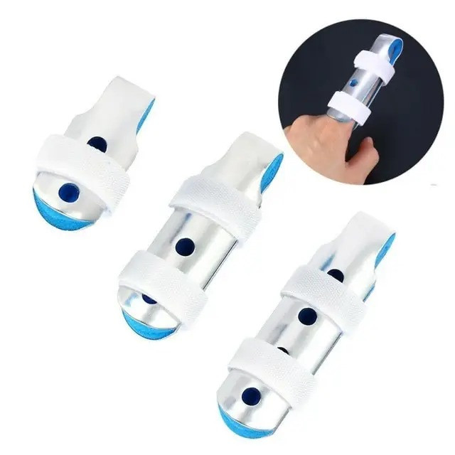 Ортез-шина для фаланги пальця руки з фіксацією 3 шт., фото 1