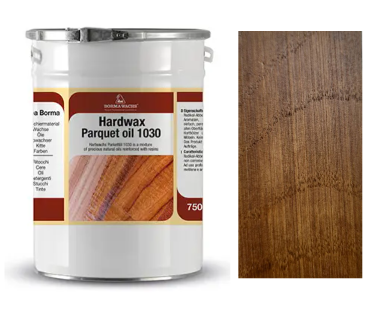 Олія паркетна Parquet Oil 1030 на дубі/ясені (колір-Табак), Borma Wachs