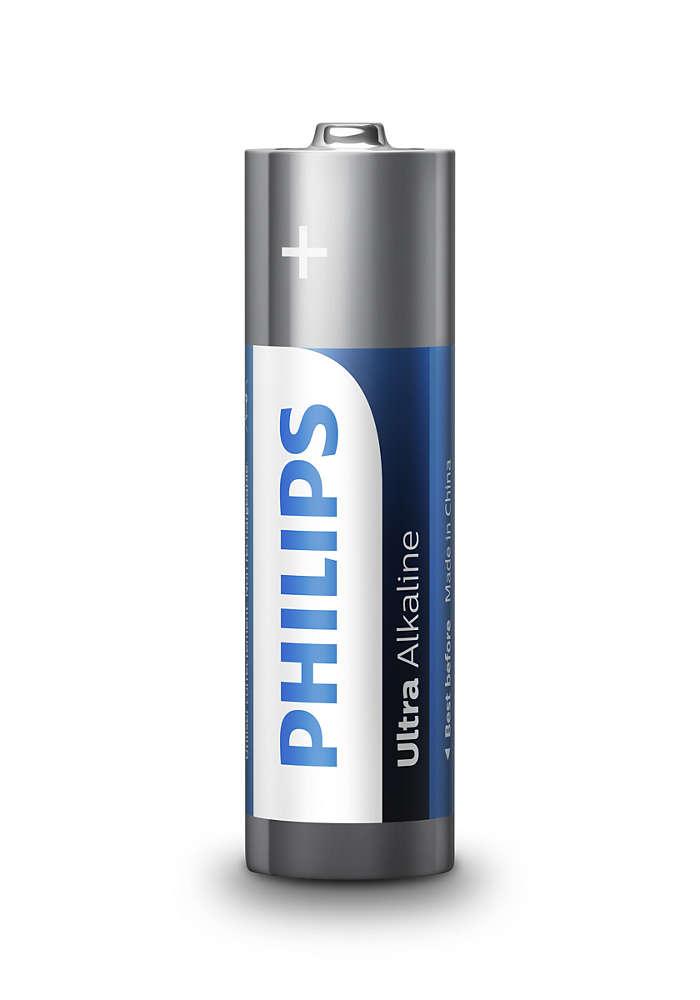 Philips Батарейка Ultra Alkaline щелочная AA блистер, 4 шт Baumar - Время Экономить - фото 2 - id-p1886299734