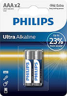 Philips Батарейка Ultra Alkaline щелочная AAA блистер, 2 шт Baumar - Время Экономить