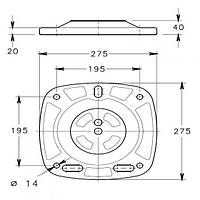 Lowara KIT BASE DI APPOGGIO SFC