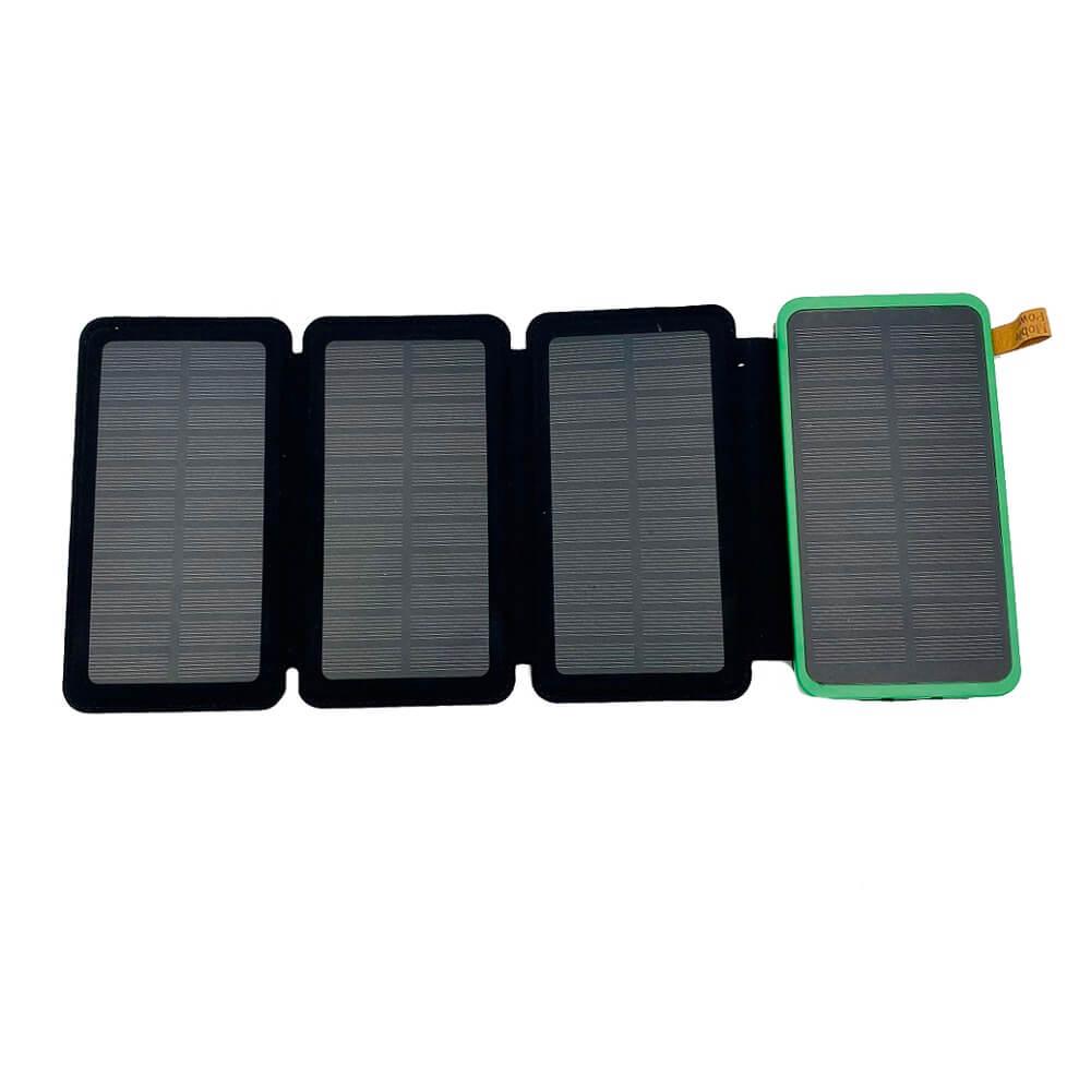 Розкладний Power bank Baseo 50000mAh 4 сонячні панелі з двома USB-виходами