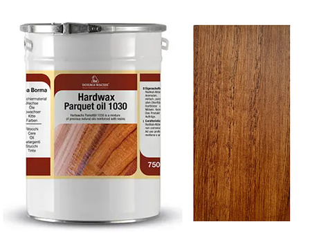 Олія паркетна Parquet Oil 1030 на дубі/ясені (колір-Тік), Borma Wachs, фото 1