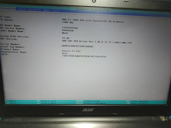 Материнская Плата Acer E1-522, Packard Bell TE69KB 48.4ZK15.03M.