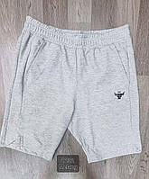 Чоловічі брендові спортивні шорти Under Armour (андер армор), чоловічі повсякденні сірі. Чоловічі шорти