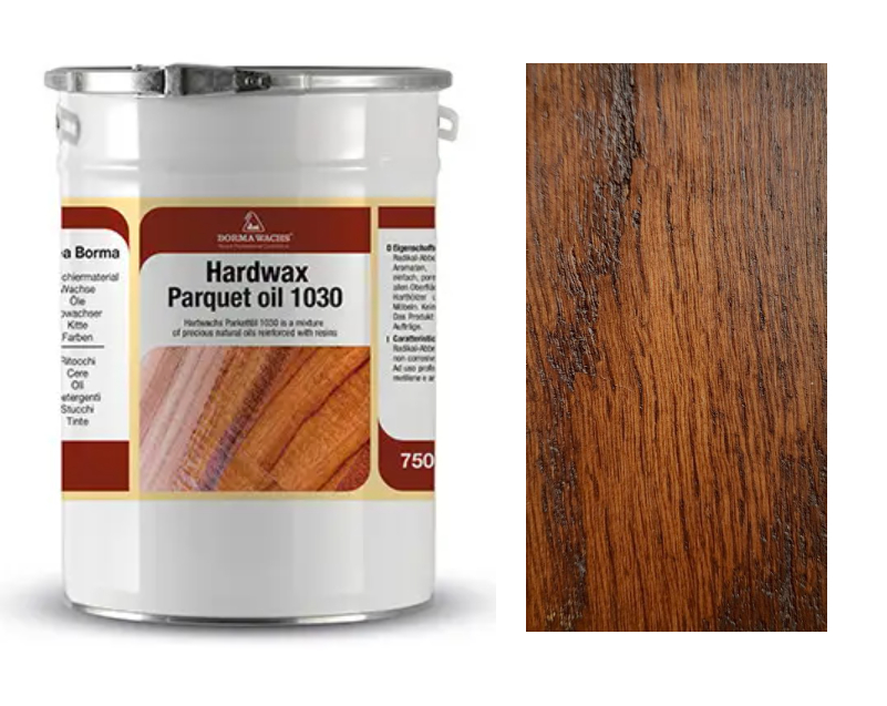 Олія паркетна Parquet Oil 1030 на дубі/ясені (колір-Античний Венге), Borma Wachs