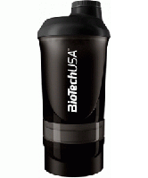 Смарт Шейкер BioTech USA черный 600 мл / Smart Shaker Black