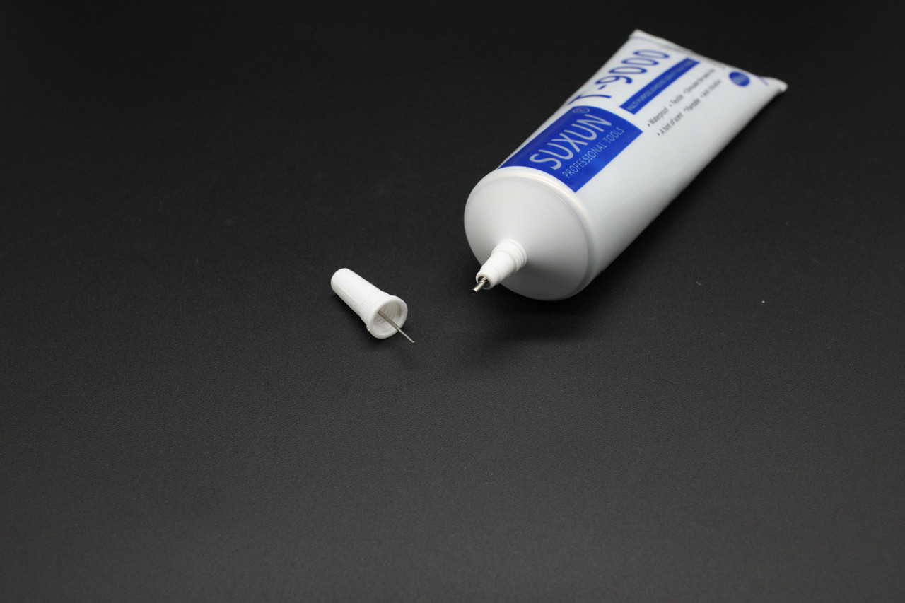 Силіконовий клей Suxun T-9000 (110 мл) білий, фото 1