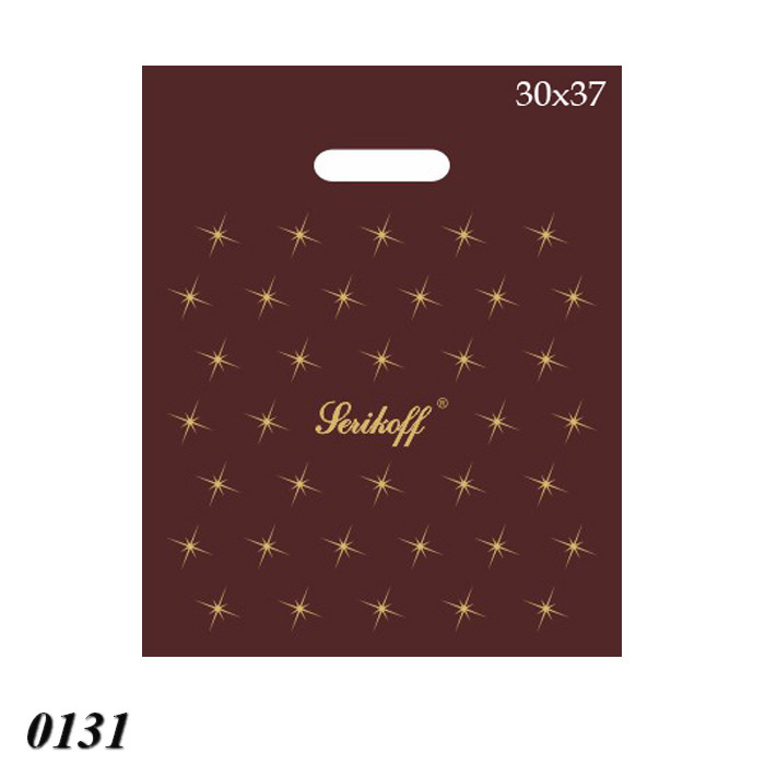 Пакет Serikoff Промінь коричневий 30х37 см (50шт), фото 1