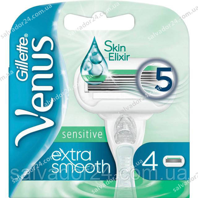 Gillette Venus Extra Smooth Sensitive 4 штуки Німеччина