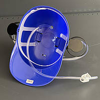 Каска для алкоголю, синя, Шлем для пива, фото 3