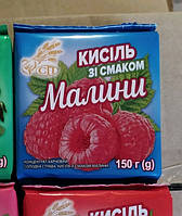 Кисіль зі смаком малини в брикеті 150гр