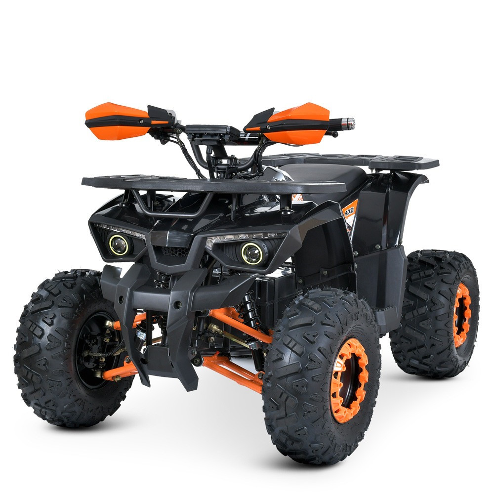 Квадроцикл підлітковий електричний Profi HB-EATV1500H-7 MP3 акумуляторний 1500 W 5 акумуляторів Помаранчевий