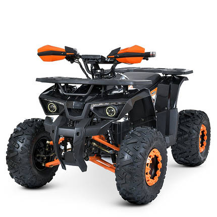 Квадроцикл підлітковий електричний Profi HB-EATV1500H-7 MP3 акумуляторний 1500 W 5 акумуляторів Помаранчевий, фото 1
