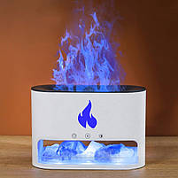 Соляна лампа + Зволожувач повітря із ефектом вогню Doctor-101 Flame. Зволожувач з кольоровим підсвічуванням, фото 7