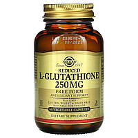 Глутатион Solgar (Reduced L-Glutathione) 250 мг 60 капсул