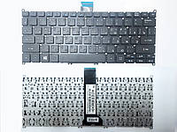 Клавіатура для ноутбука Acer Aspire V3-112 чорна без рамки RU/US