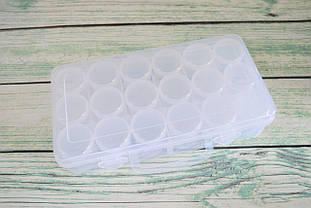 Органайзер для бісеру ( бокс + 18 окремих контейнерів)