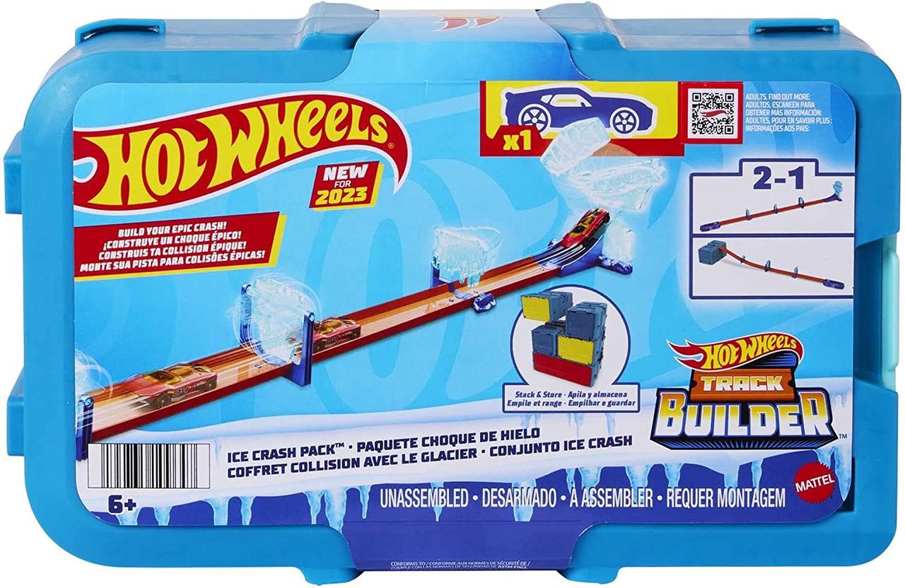 Ігровий набір Hot Wheels Льодове зіткнення Хот Вілс Track Builder Ice Crash Pack HKX40
