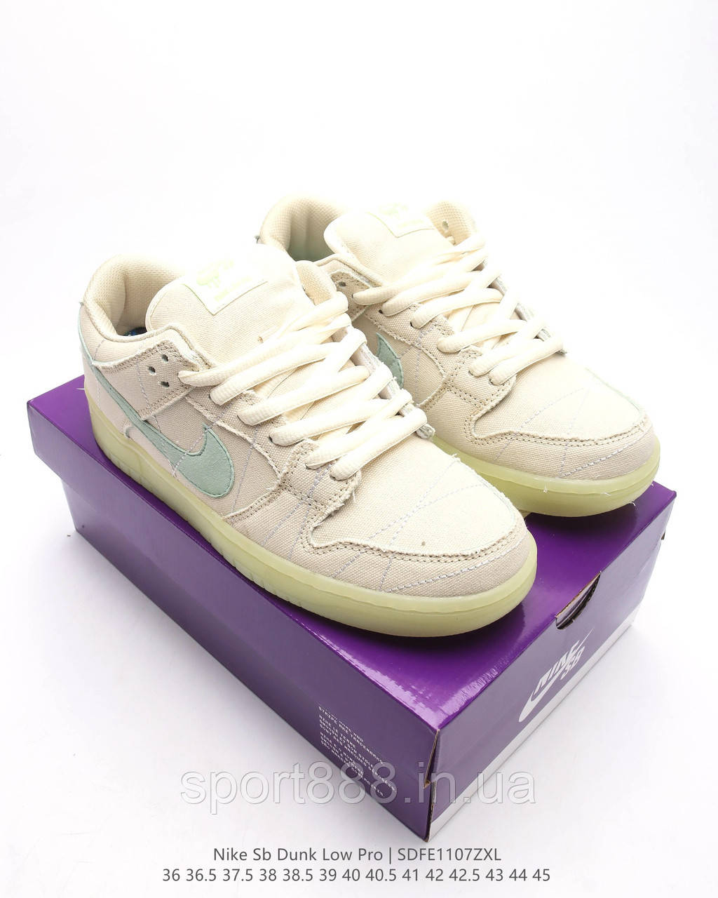 Eur36-45 Nike SB Dunk Low Mummy світиться підошва чоловічі жіночі кросівки