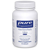 Витамины для волос кожи и ногтей Pure Encapsulations (Hair/Skin/Nails Ultra) 60 капсул