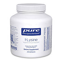 Лизин Pure Encapsulations (L-Lysine) 500 мг 270 капсул