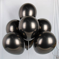 Латексні повітряні кулі 18 дюймів хромовані black