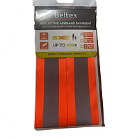 Світловідбивна пов'язка ХS Beltex пов'язка на руку помаранчевий день/ніч (BX70710)