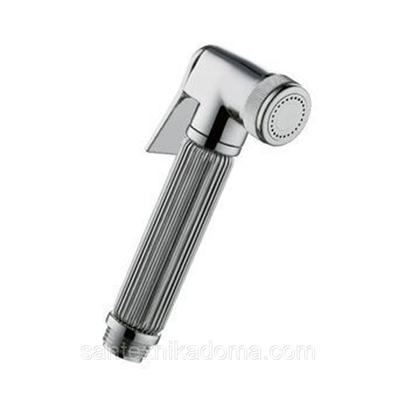 Стоп лійка для біде гігієнічного душу, металева гайка латунь, з плавною клавішею, Globus Lux S 177B, фото 1