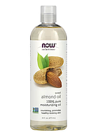 Масло сладкого миндаля Now Foods (100% Pure Moisturizing Sweet Almond Oil) 473 мл