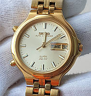 Чоловічий годинник часы Seiko SQ50 Auto Calendar Alarm Chronograph 37.5mm
