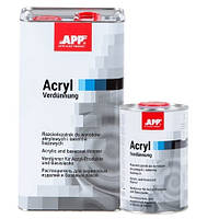 APP Растворитель Acryl Verdunnung нормальный 1.0 l (для акриловых и базовых продуктов) (030100)